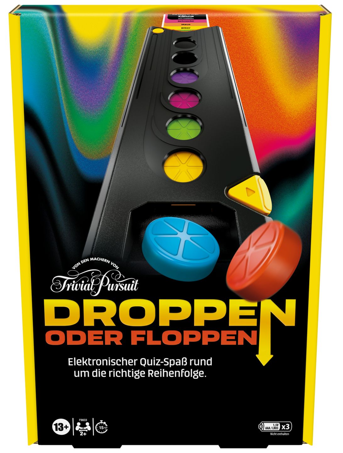 HASBRO »Droppen oder Floppen« Elektronisches Partyspiel