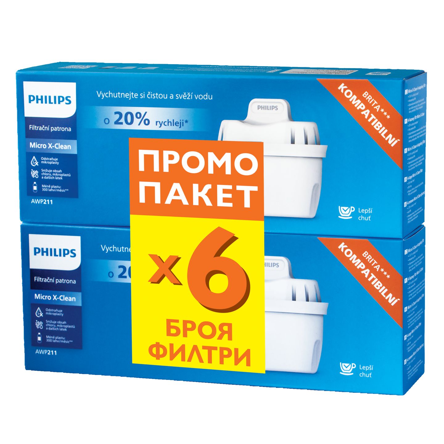 Изображение на Philips Филтър за кана
Micro X-Clean 6 бр.