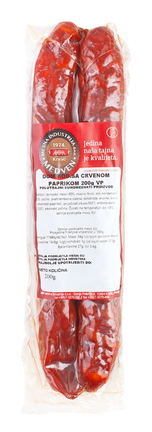 Medven Domaća kobasica
MPC 2.5.2025=3,79€
