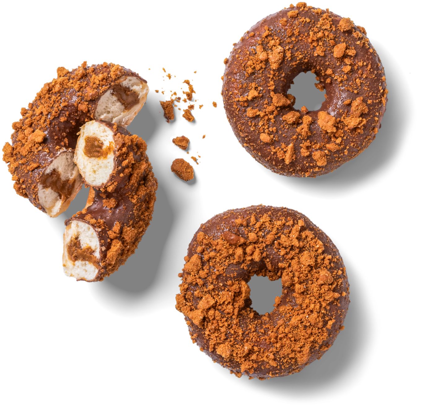 Donut tmavý Lotus Biscoff