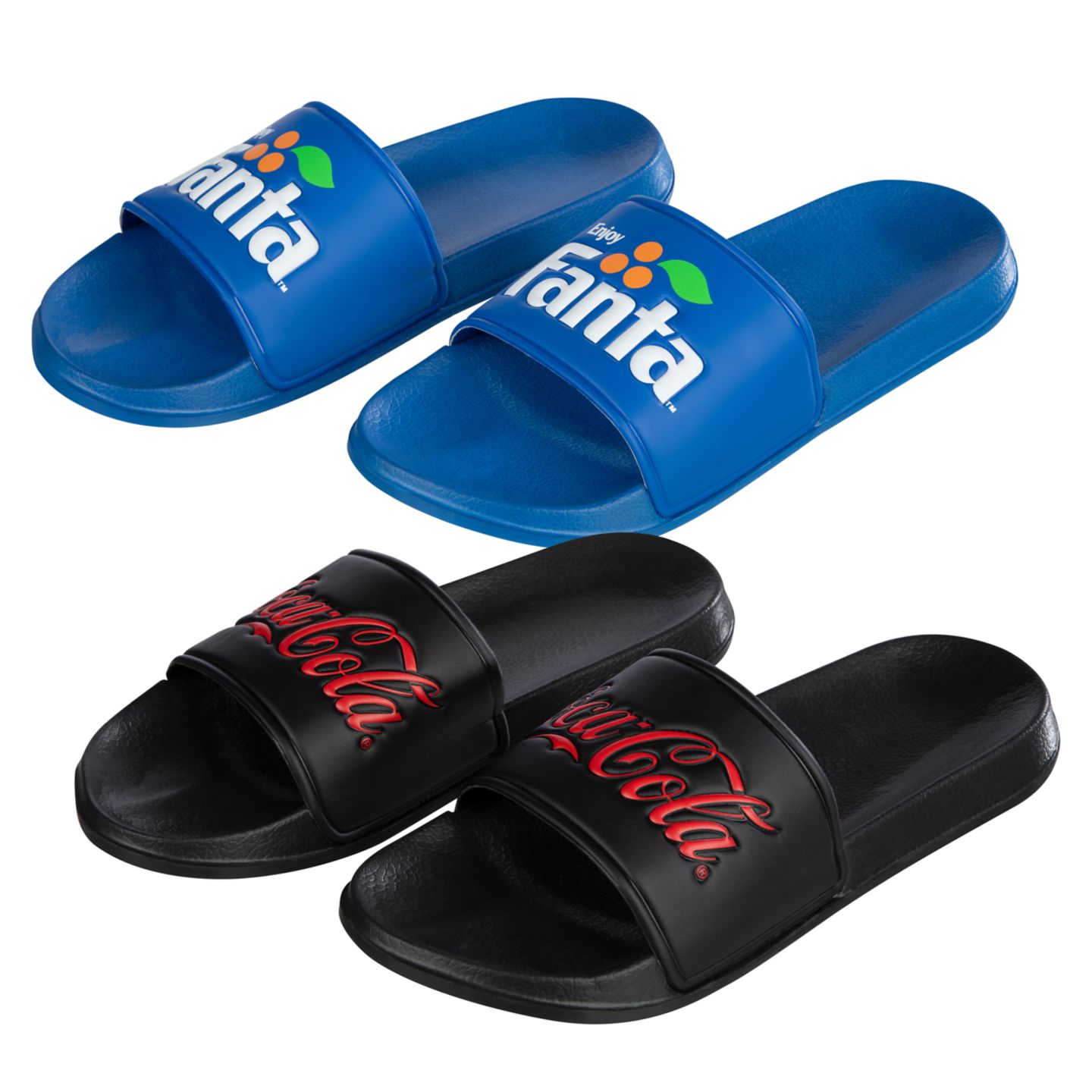 Herren-Badepantoletten »Coca-Cola/Mezzo-Mix/Fanta«