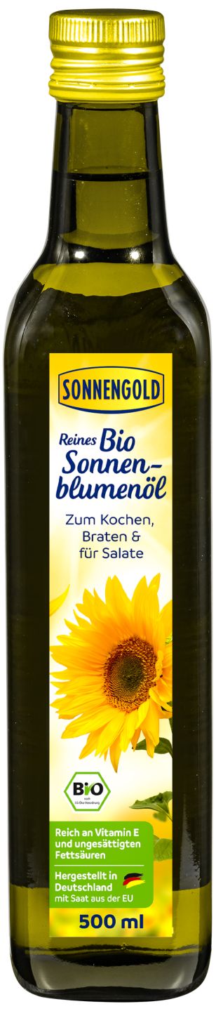 SONNENGOLD Reines Bio-Sonnenblumenöl