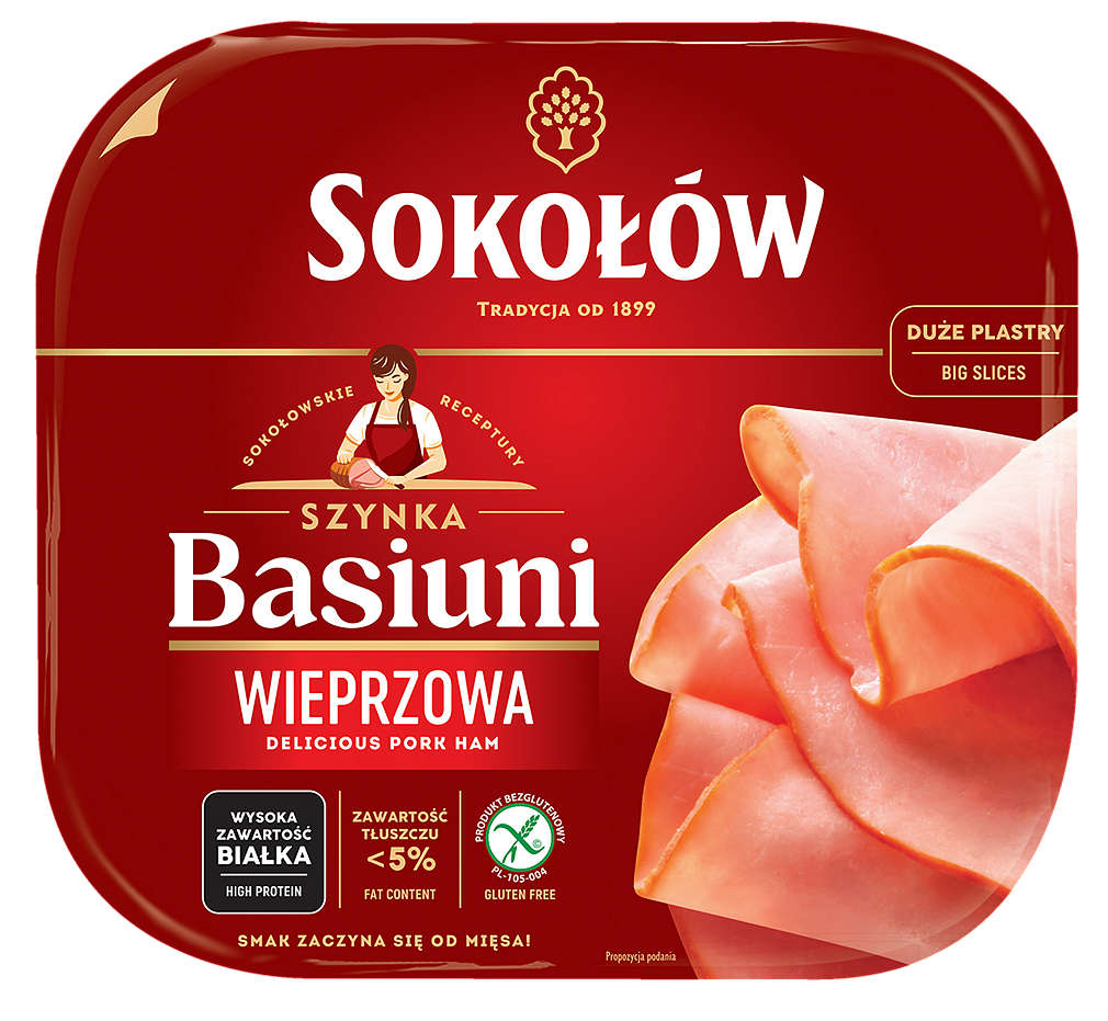 Zdjęcie oferty Sokołów Szynka Basiuni wieprzowa