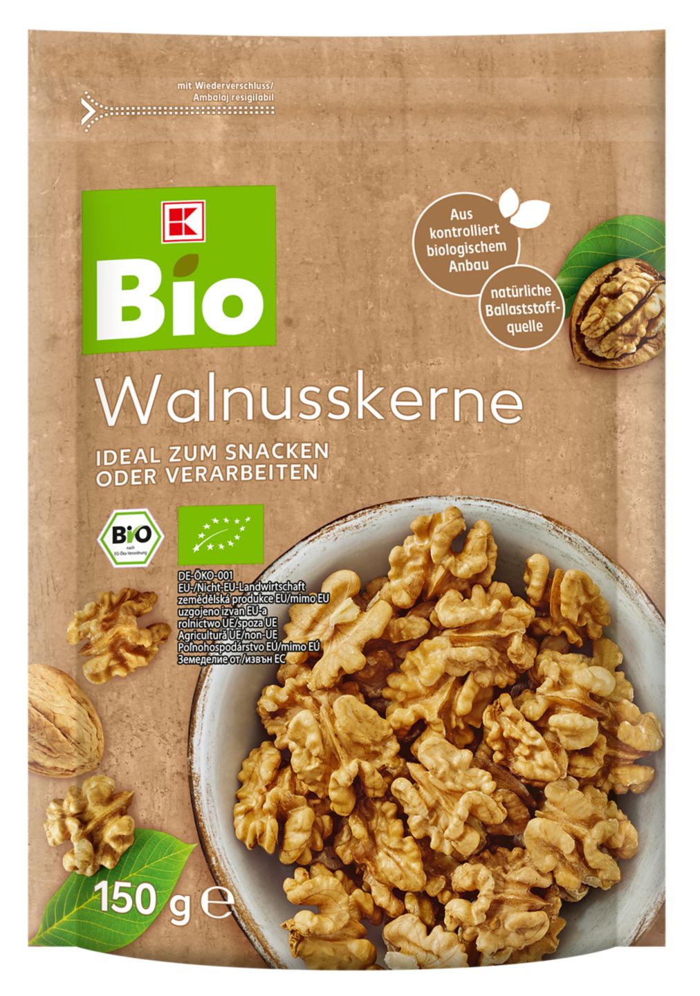 K-BIO Bio-Walnusskerne