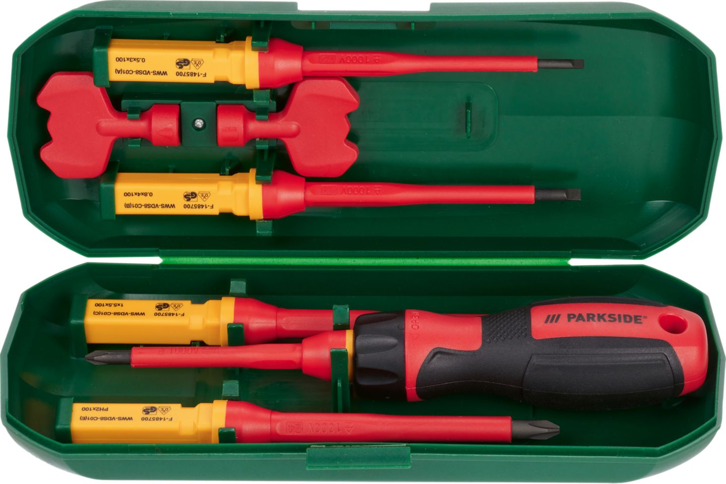 PARKSIDE® Schraubendreher- Wechselklingen-Set 1.000 V