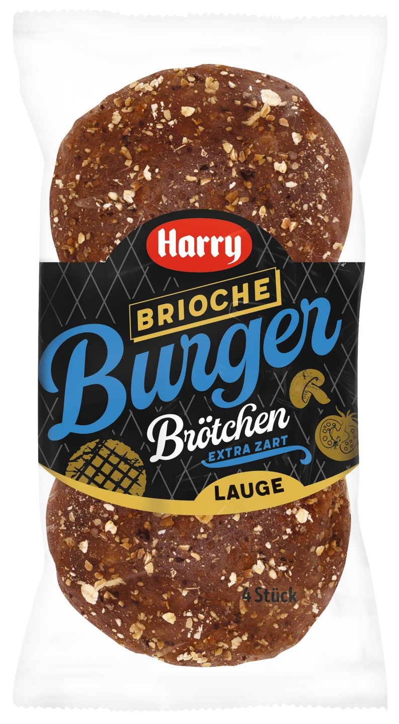 HARRY Brioche-Burger-Brötchen Lauge