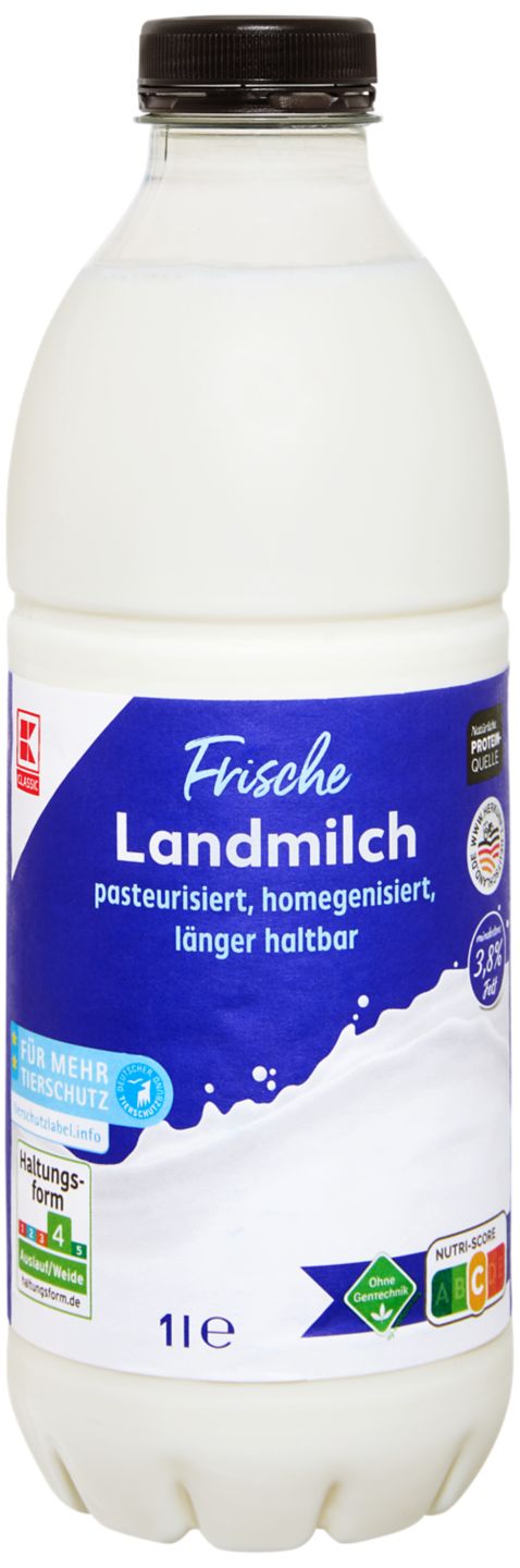 K-CLASSIC Frische Landmilch 3,8 % Fett