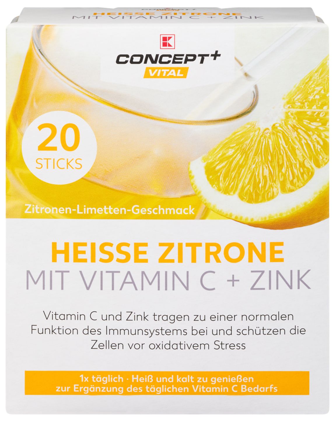 K-CONCEPT+ VITAL Heiße Zitrone