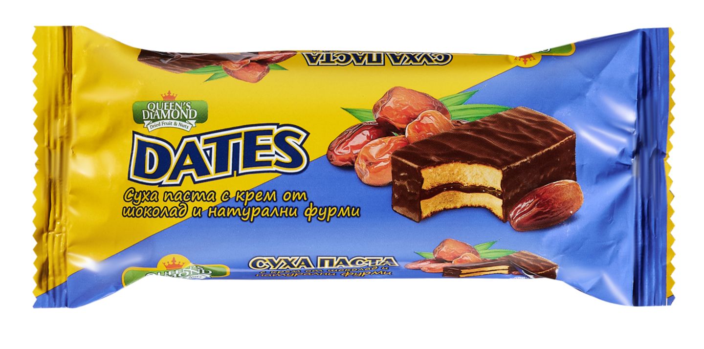 Изображение на Суха паста с крем от шоколад и фурми