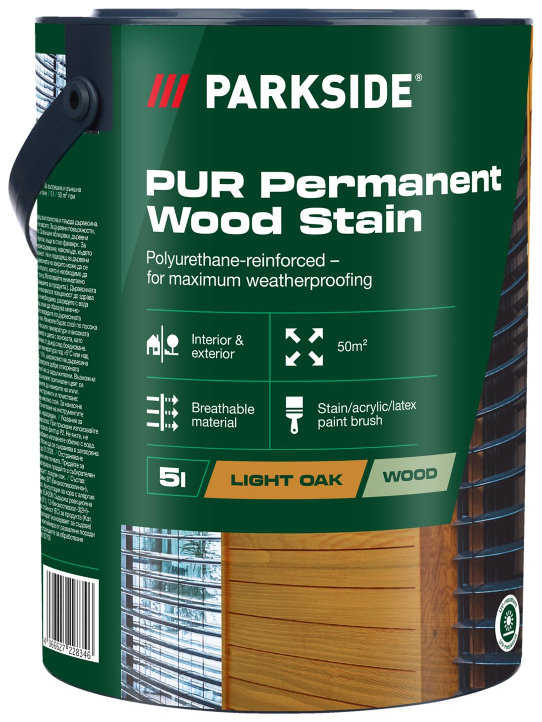Parkside Dugotrajna lazura
PUR 5 L tikovina