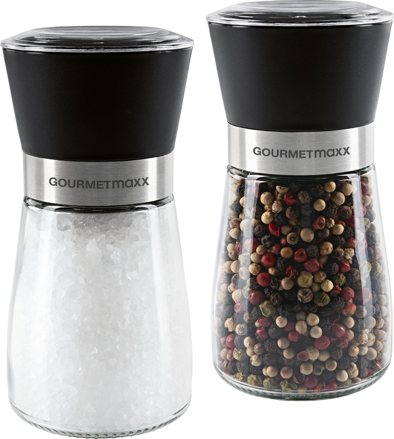 GOURMETMAXX Salz- und Pfeffermühlen-Set 