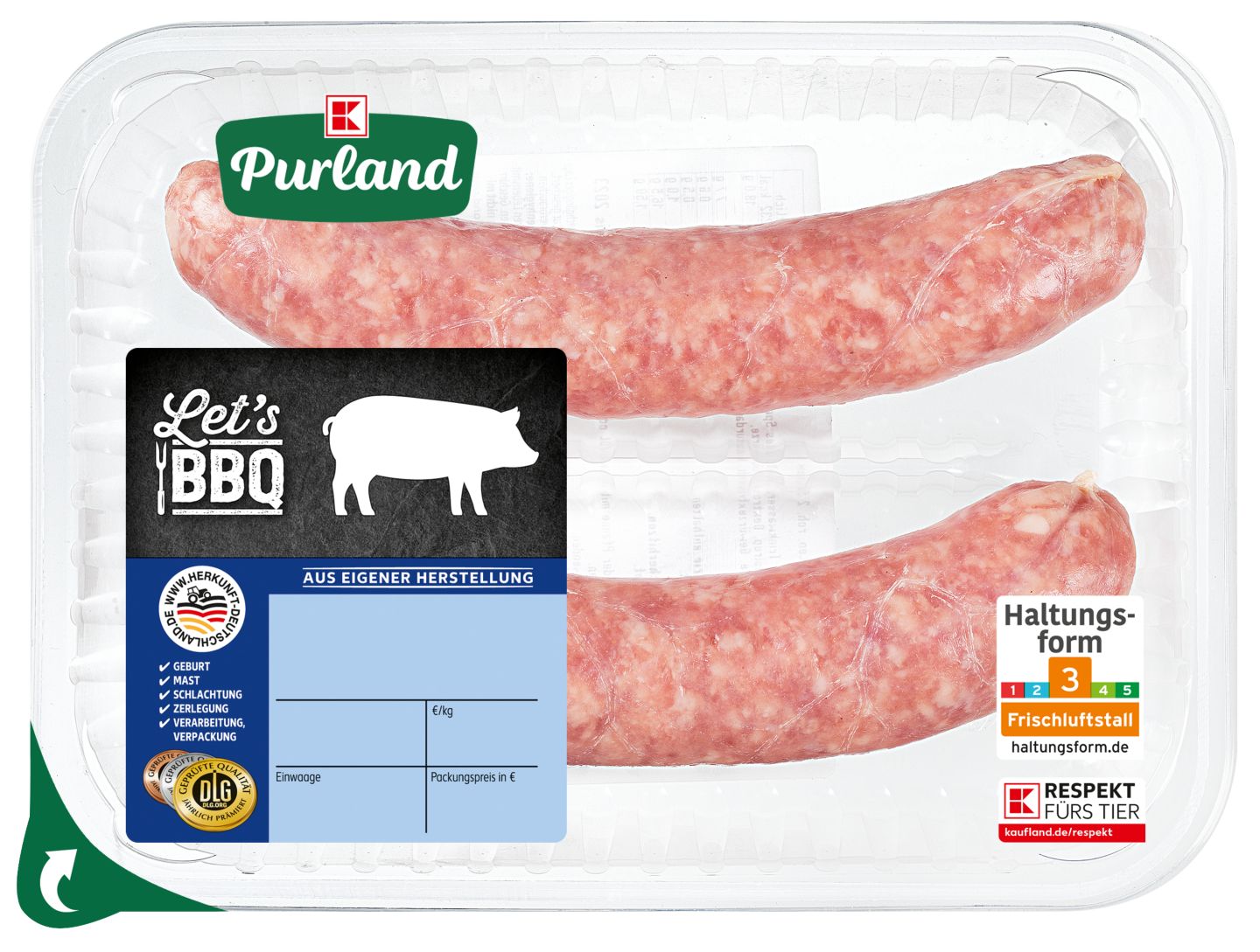 K-PURLAND Grobe Bratwurst