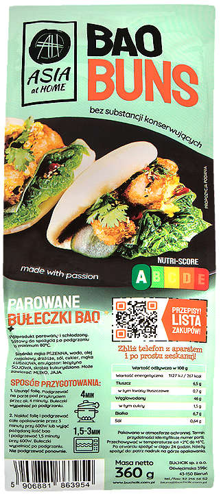 Asia at Home Bułeczki Bao