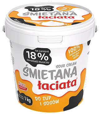 Mlekpol Śmietana Łaciata 18%