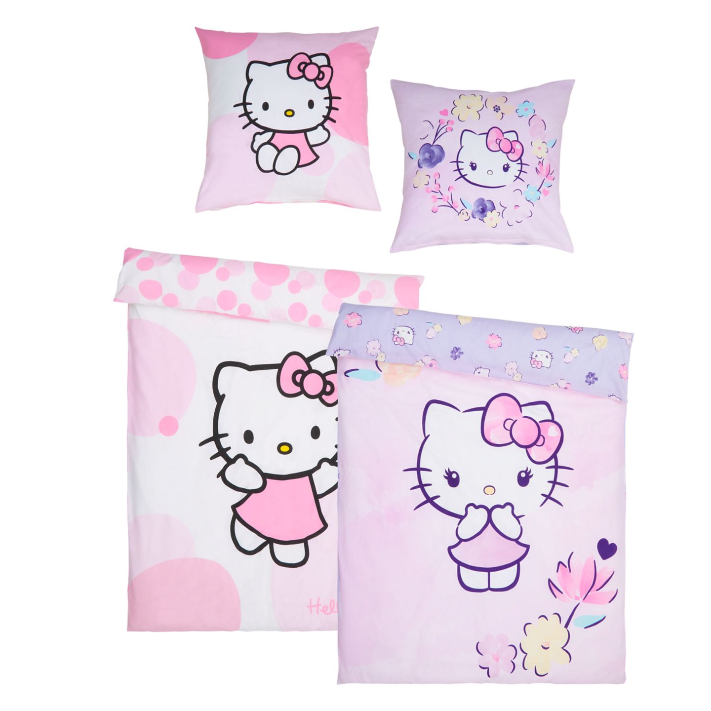  Wende-Bettwäsche-Set »Hello Kitty«