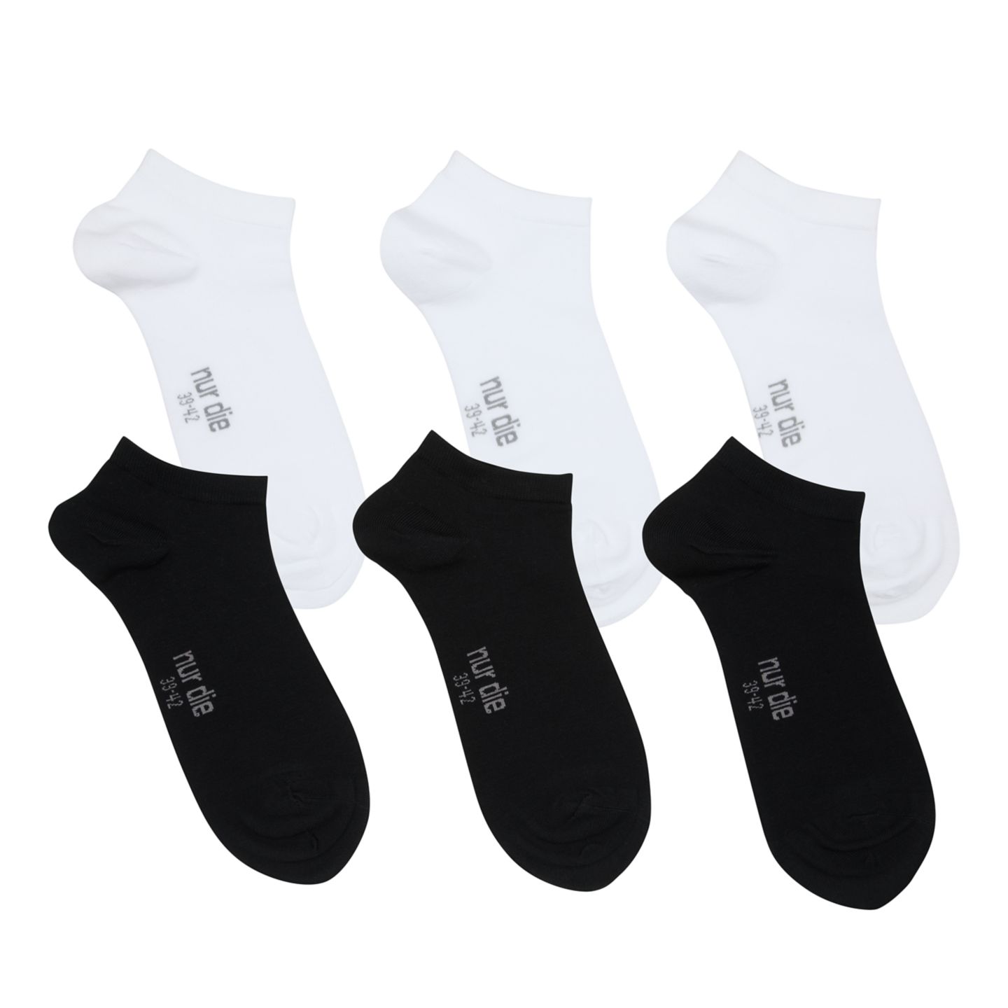 NUR DIE Herren-Bambus-Sneakersocken 