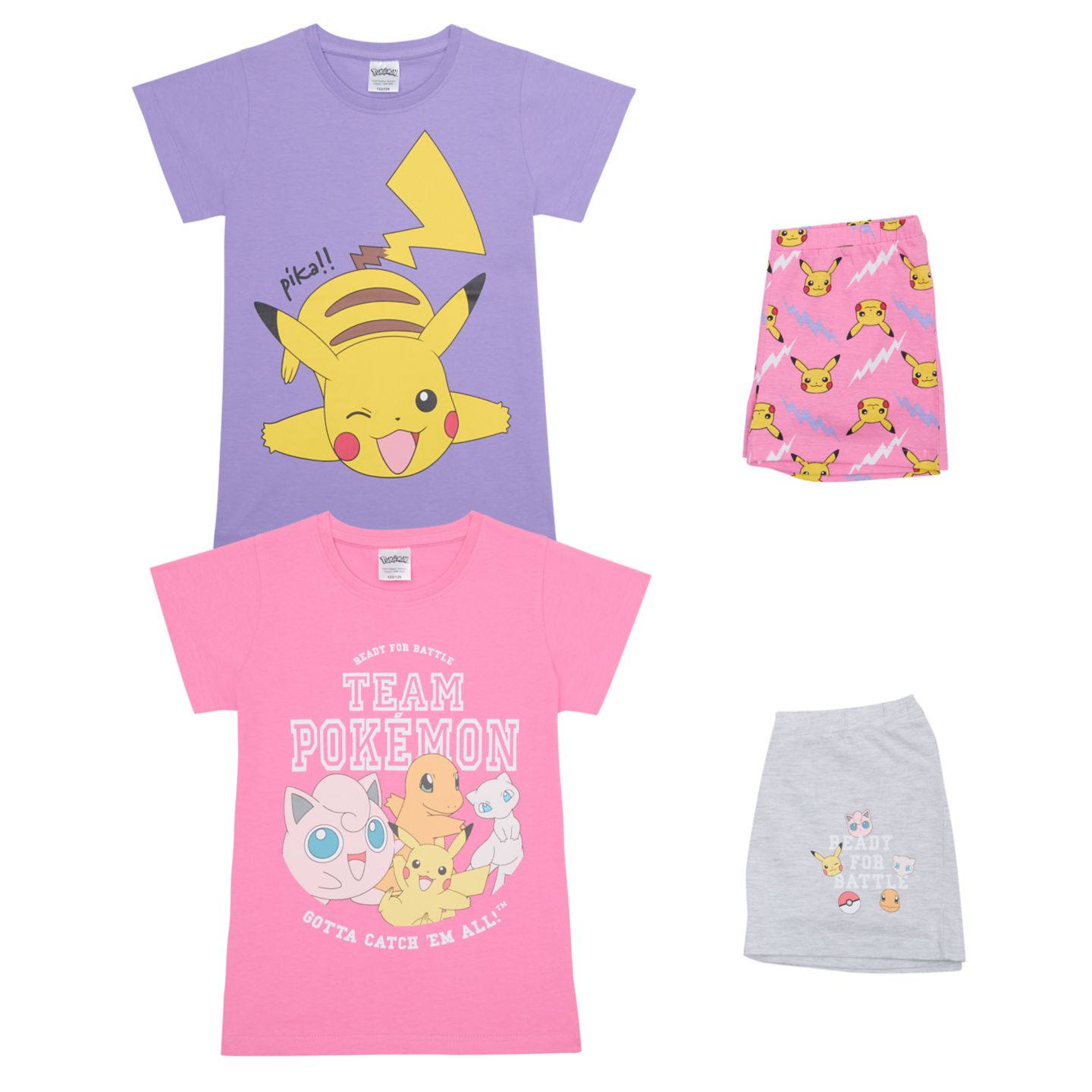 Kinder-Shorty-Pyjama »Pokémon«