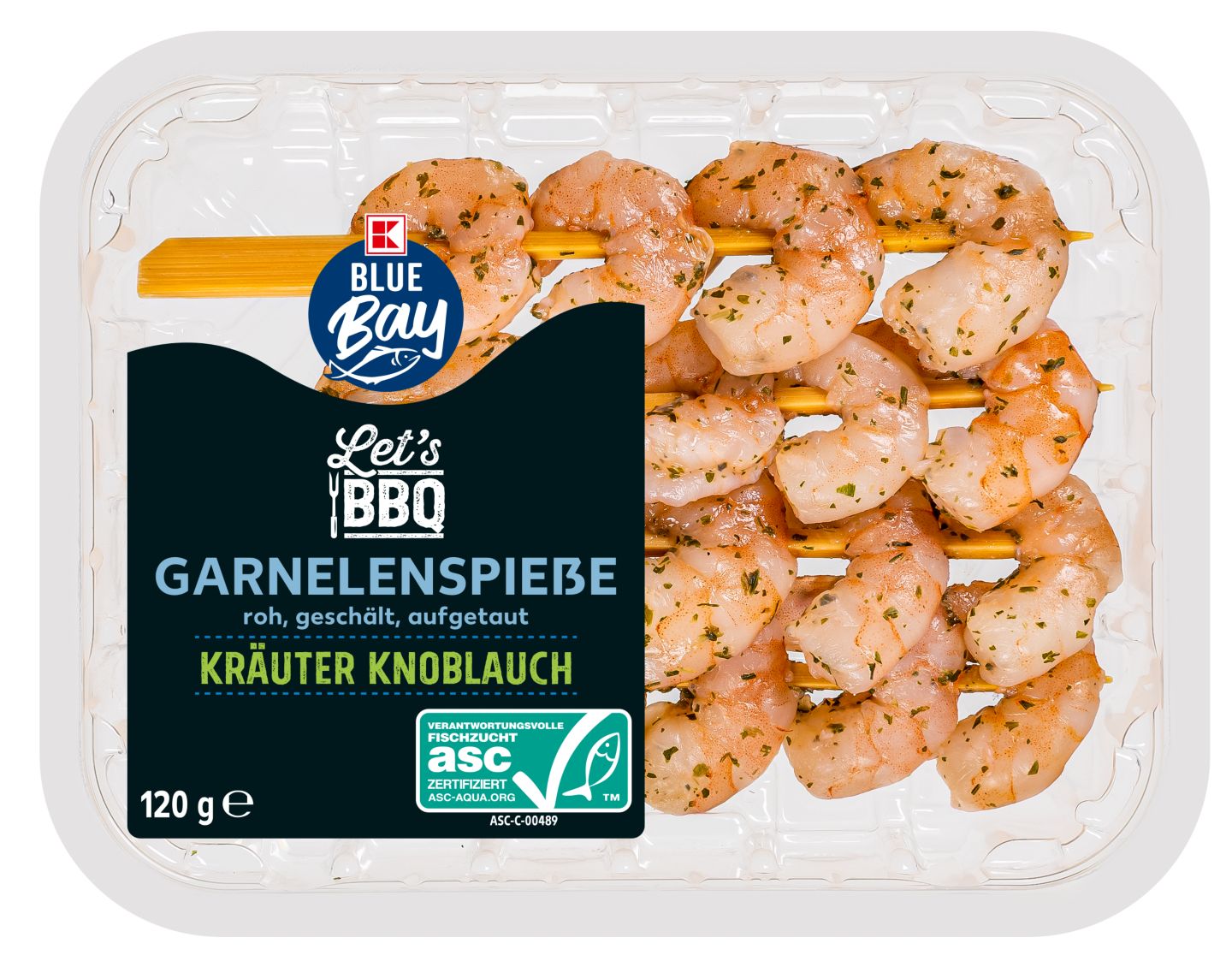 K-BLUE BAY Garnelenspieße 