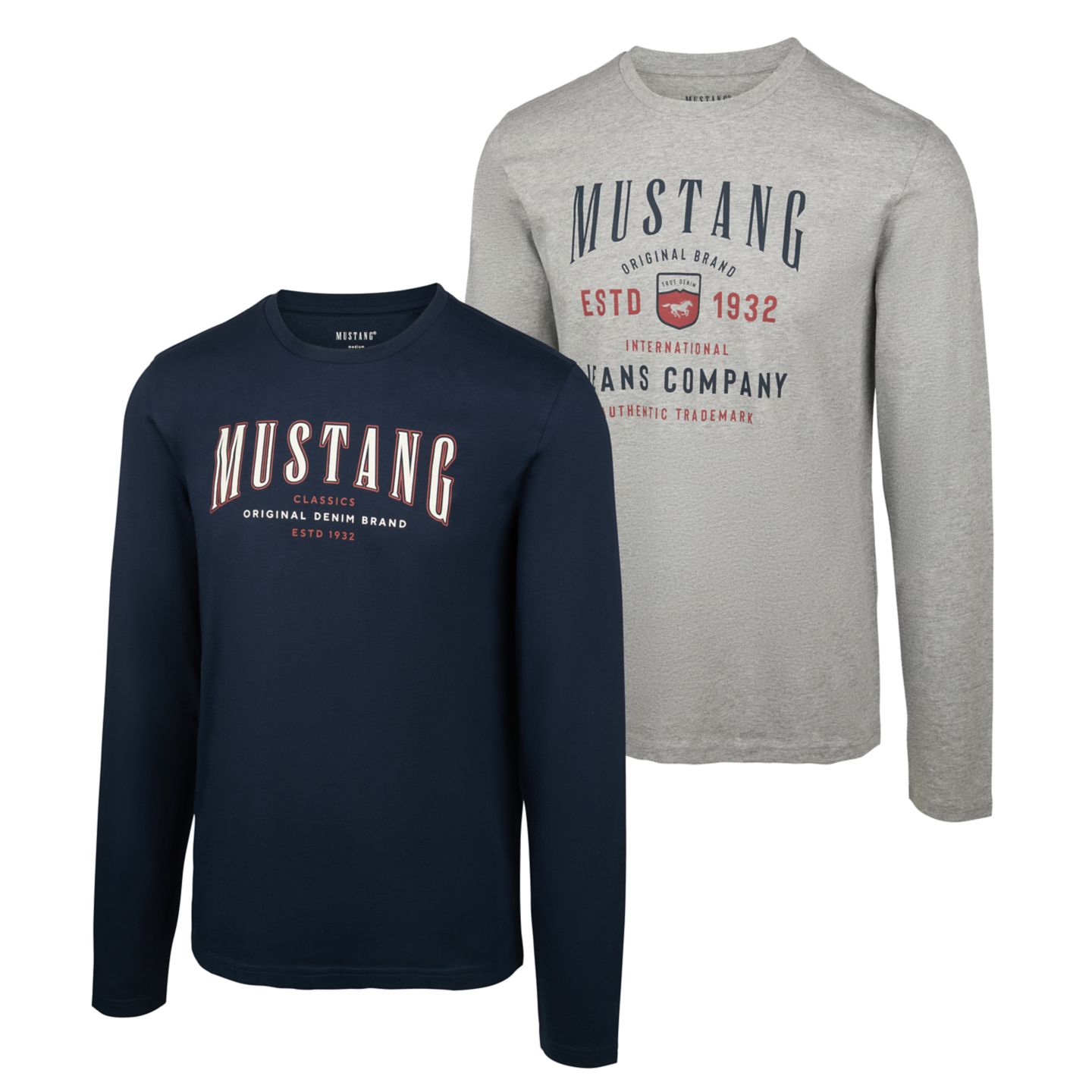 MUSTANG Herren-Langarmshirt 