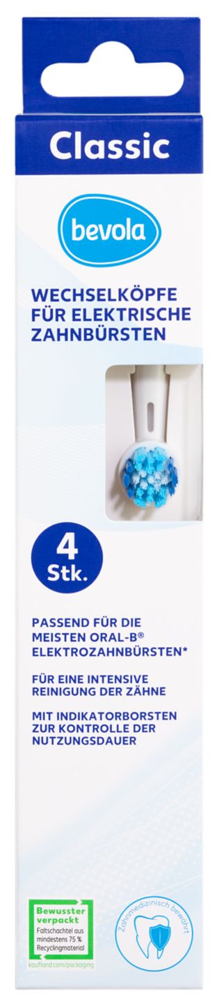 BEVOLA® Wechselköpfe für elektr. Zahnbürsten