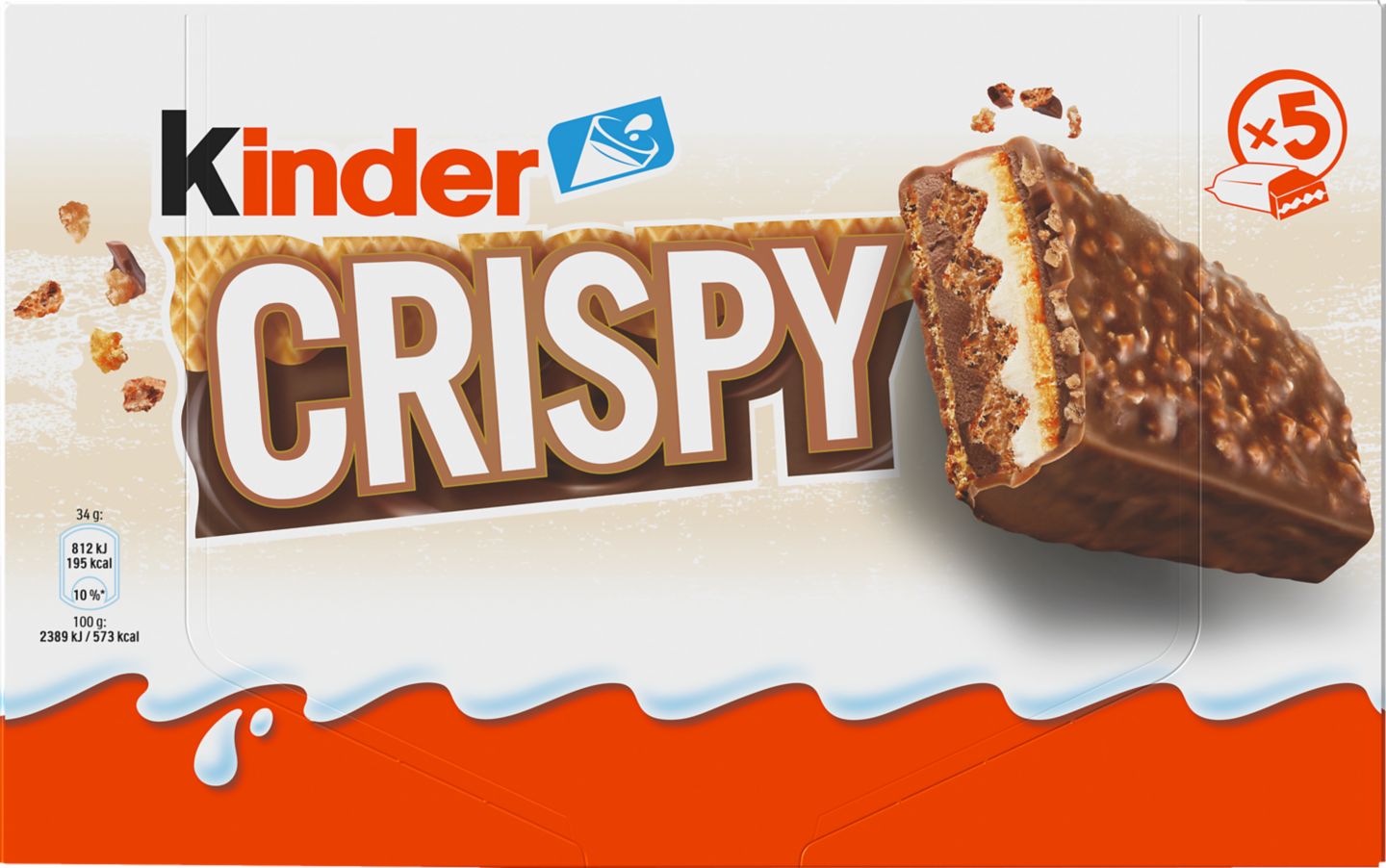 Kinder Crispy Čokoládové tyčinky