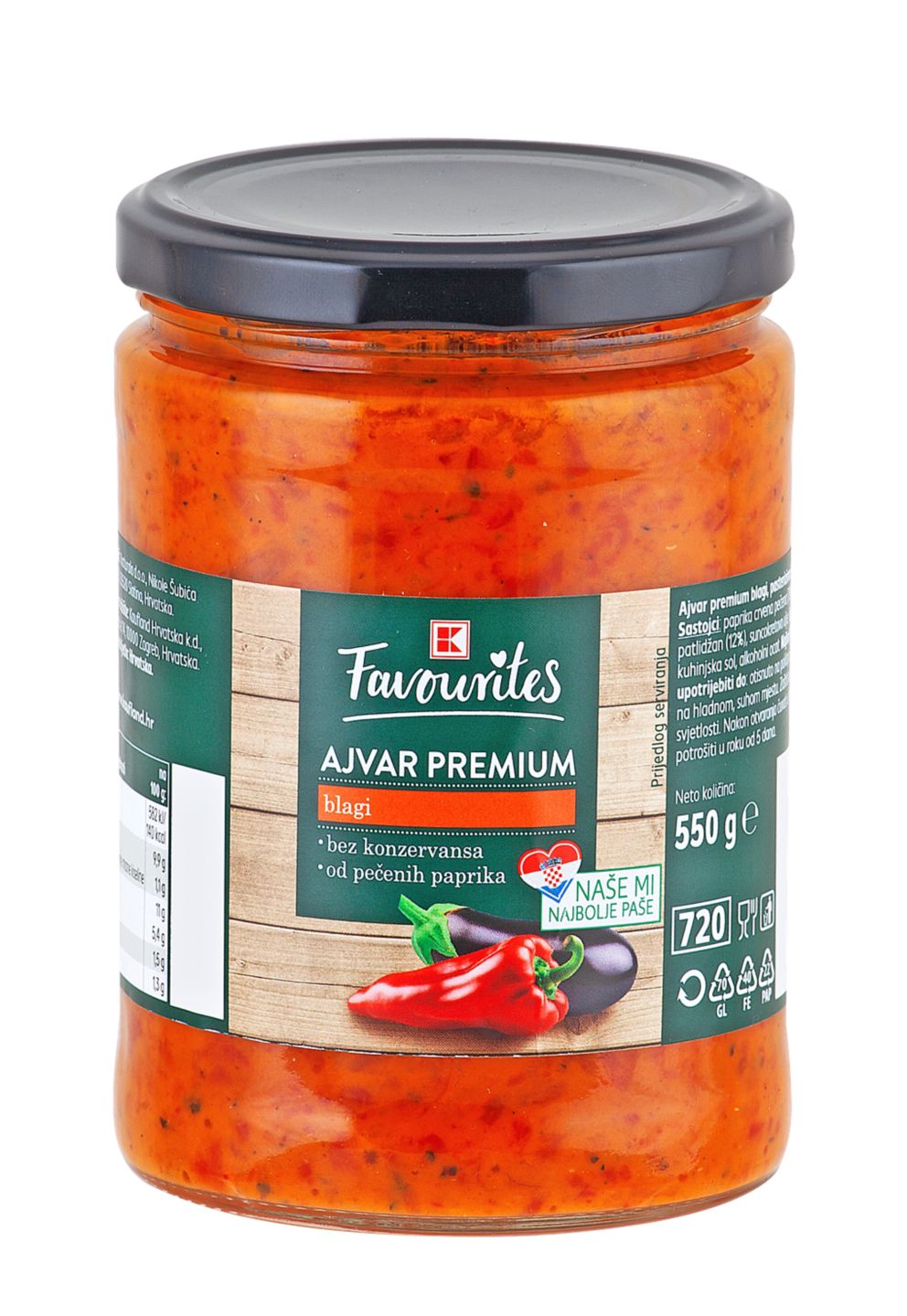 K-Favourites Ajvar premium
MPC 2.5.2025=6,99€