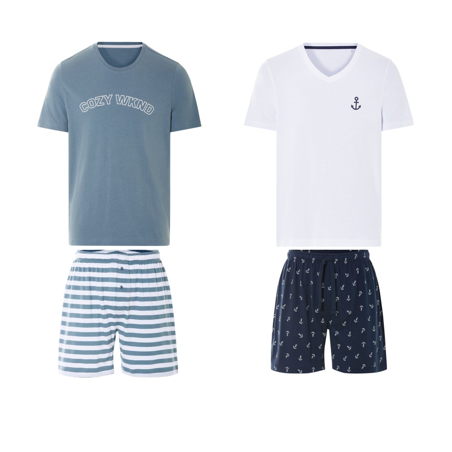 TOWNLAND® Herren-Shorty-Pyjama