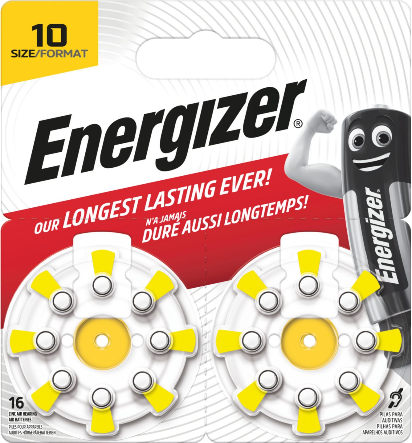 ENERGIZER Hörgerätebatterien Typ 10