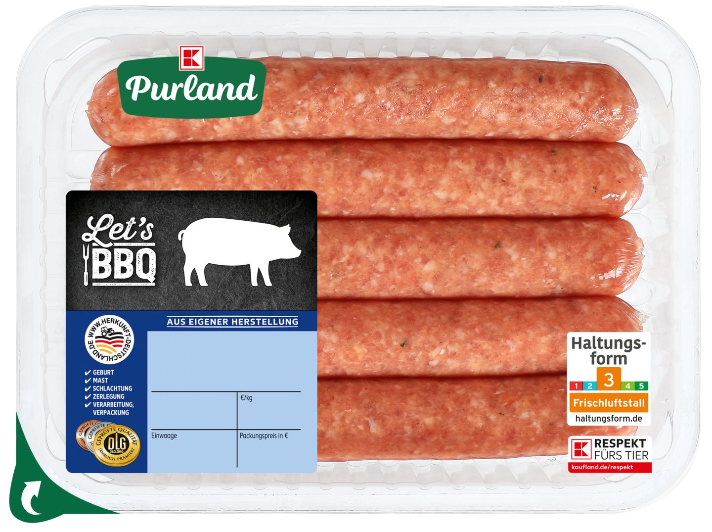 K-PURLAND Chipolata-Bratwurst