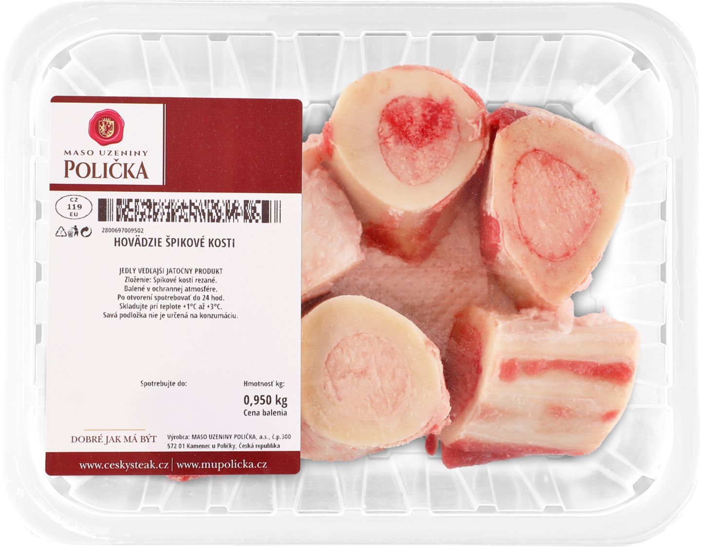 Hovädzie špikové kosti 