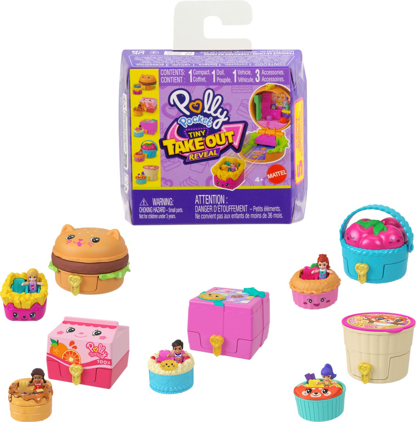 MATTEL Polly Pocket »Tiny Takeout Reveal«