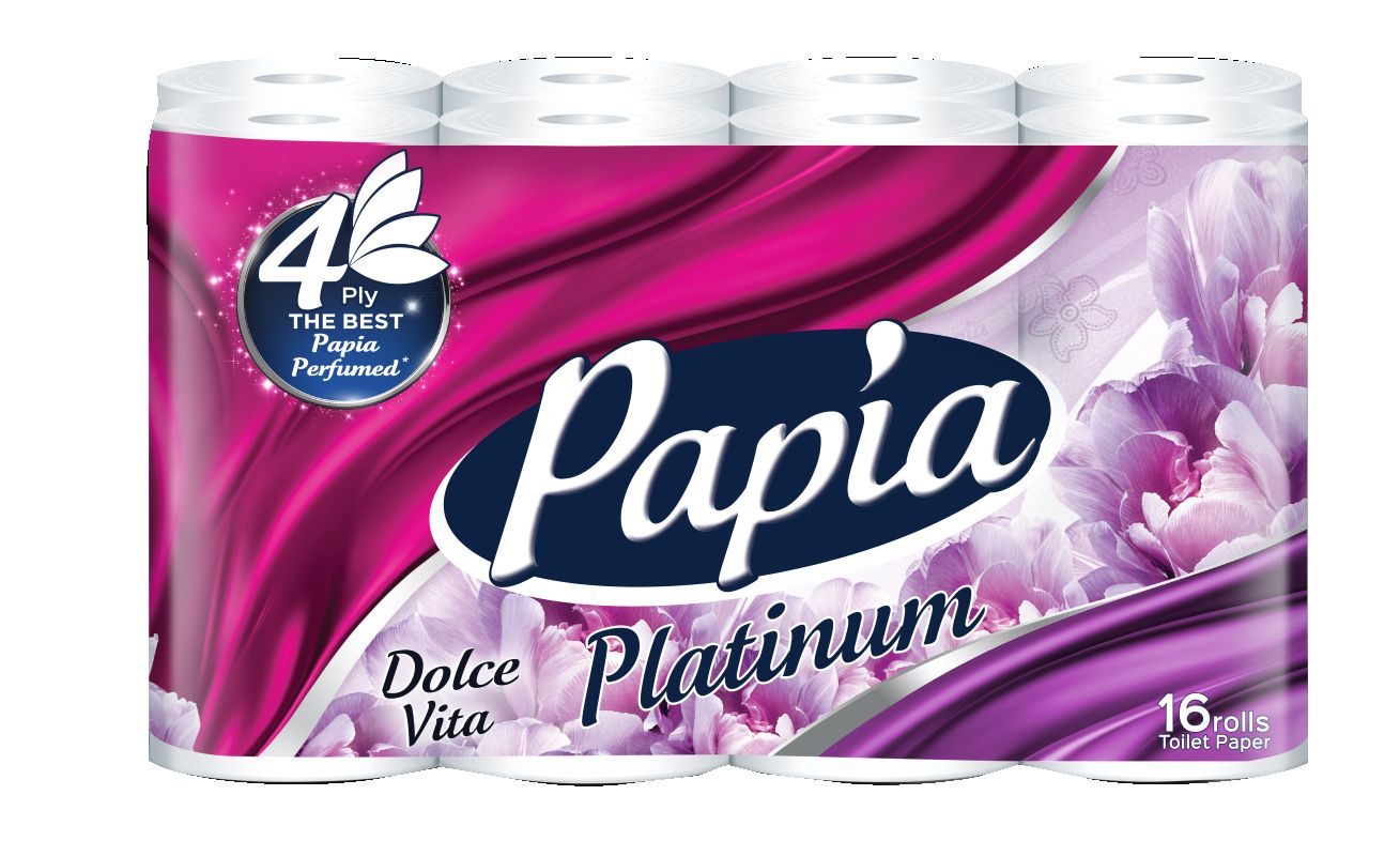 Изображение на Papia Tоал.хартия, различни видове
четирипластова, 16 бр.