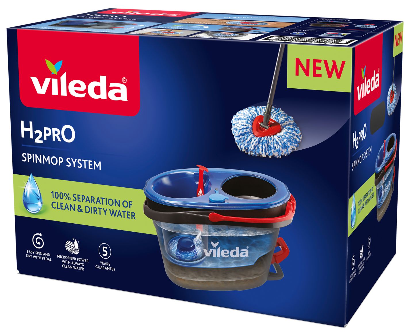 VILEDA Spin Mop System »H2PrO«