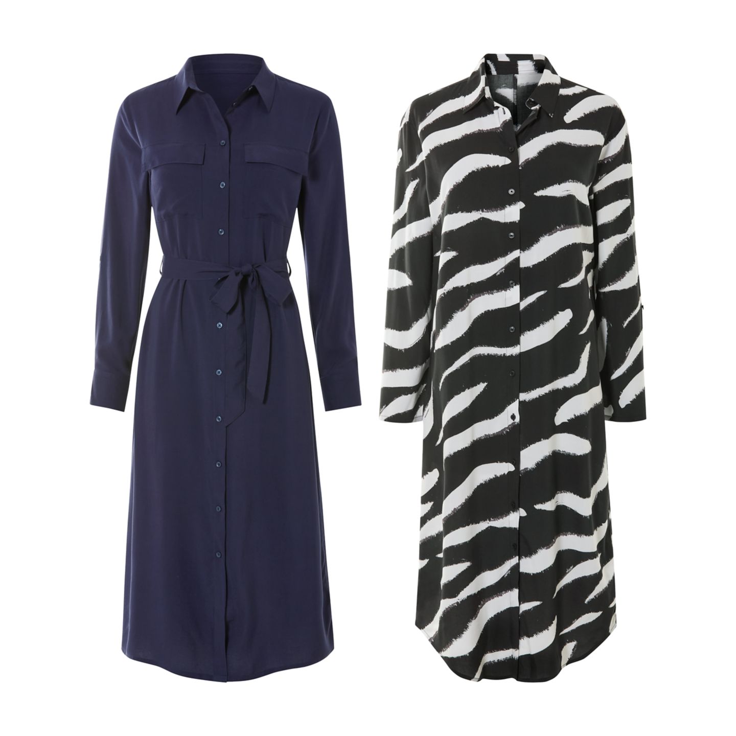 OYANDA® Damen-Blusenkleid 