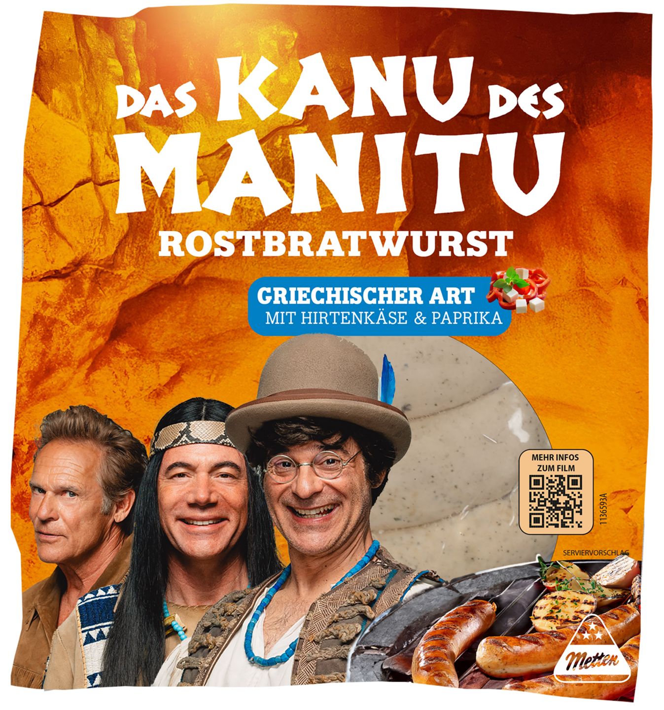 KANU DES MANITU Rostbratwurst oder Schinkenkrakauer