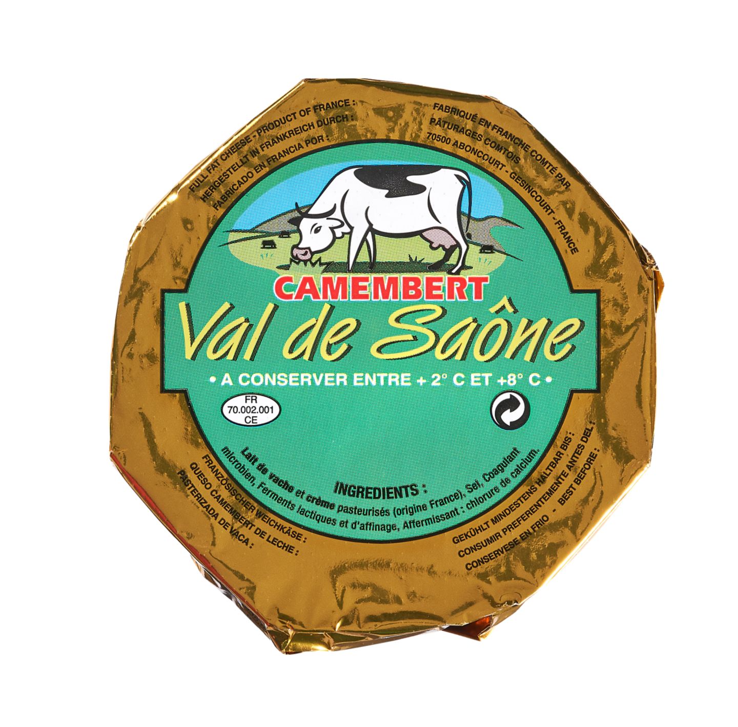 Изображение на PATURAGES COMTOIS Камембер Val de Saone
Франция