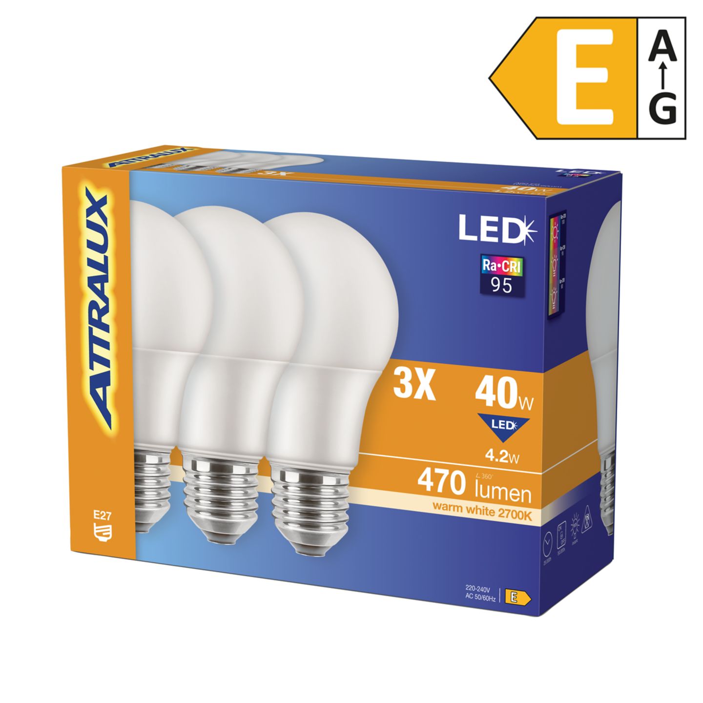 ATTRALUX LED-Birnen E27