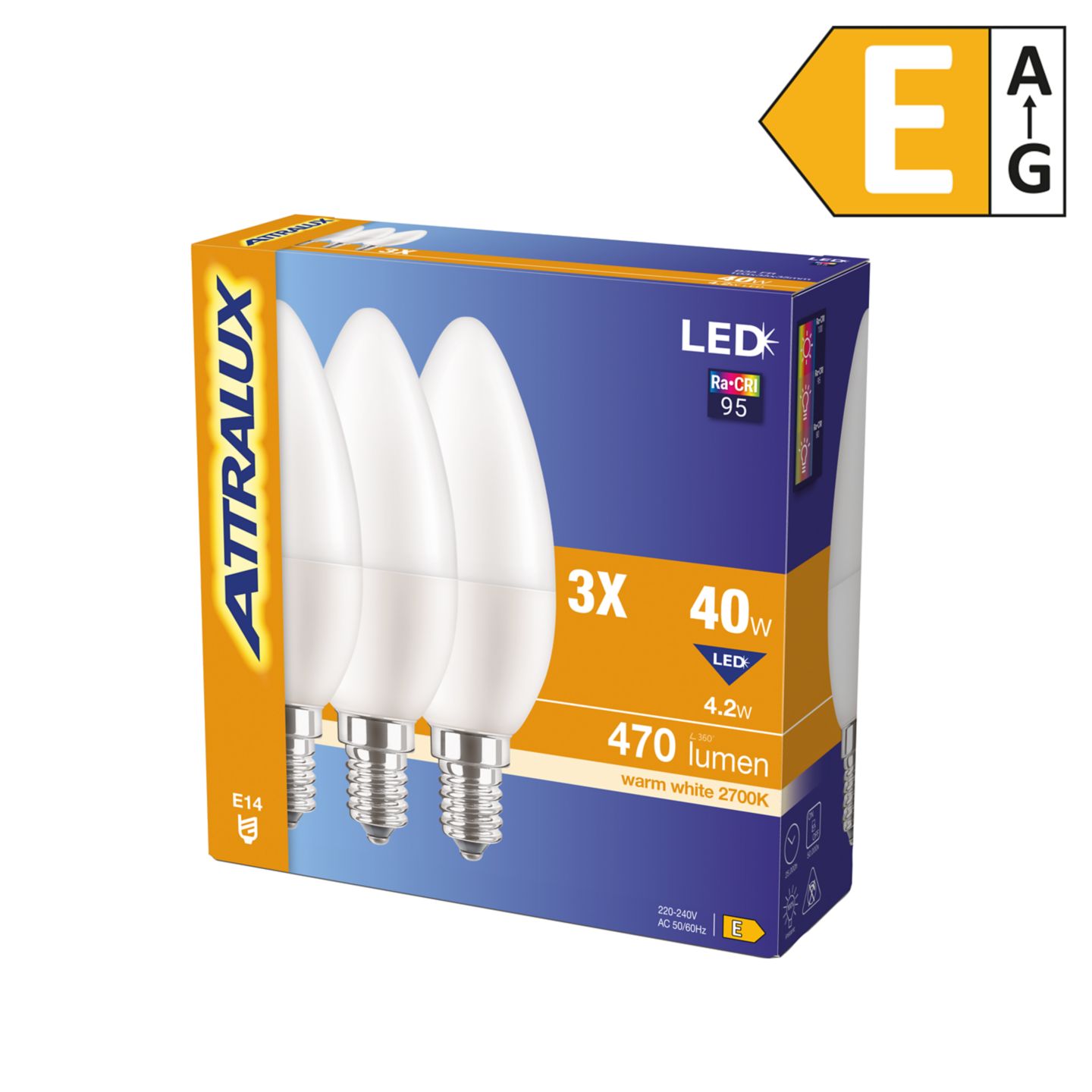 ATTRALUX LED-Kerzen E14