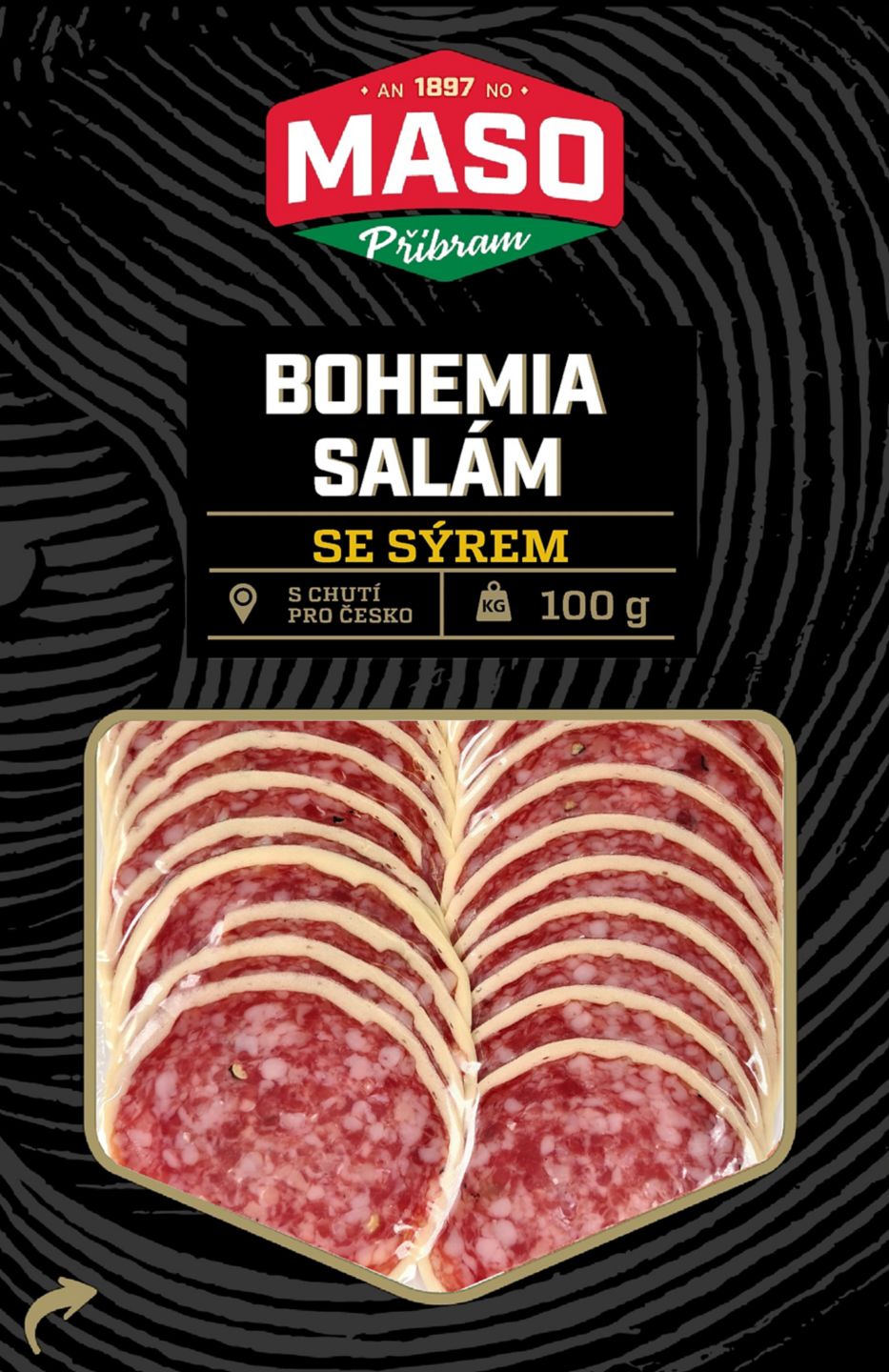 Bohemia saláma rôzne druhy
100 g