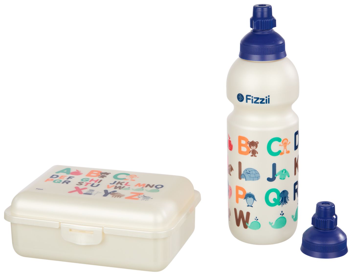 FIZZII Geschenkset »Brotbox + Trinkflasche«