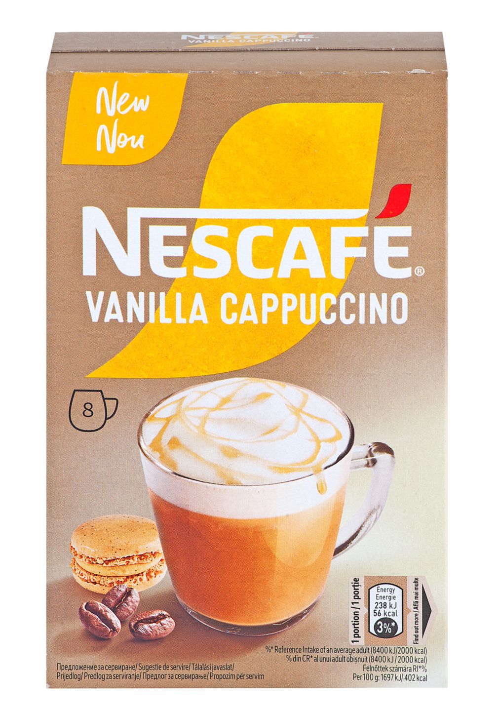 Nescafe Cappuccino
MPC 20.5.2025=3,99€