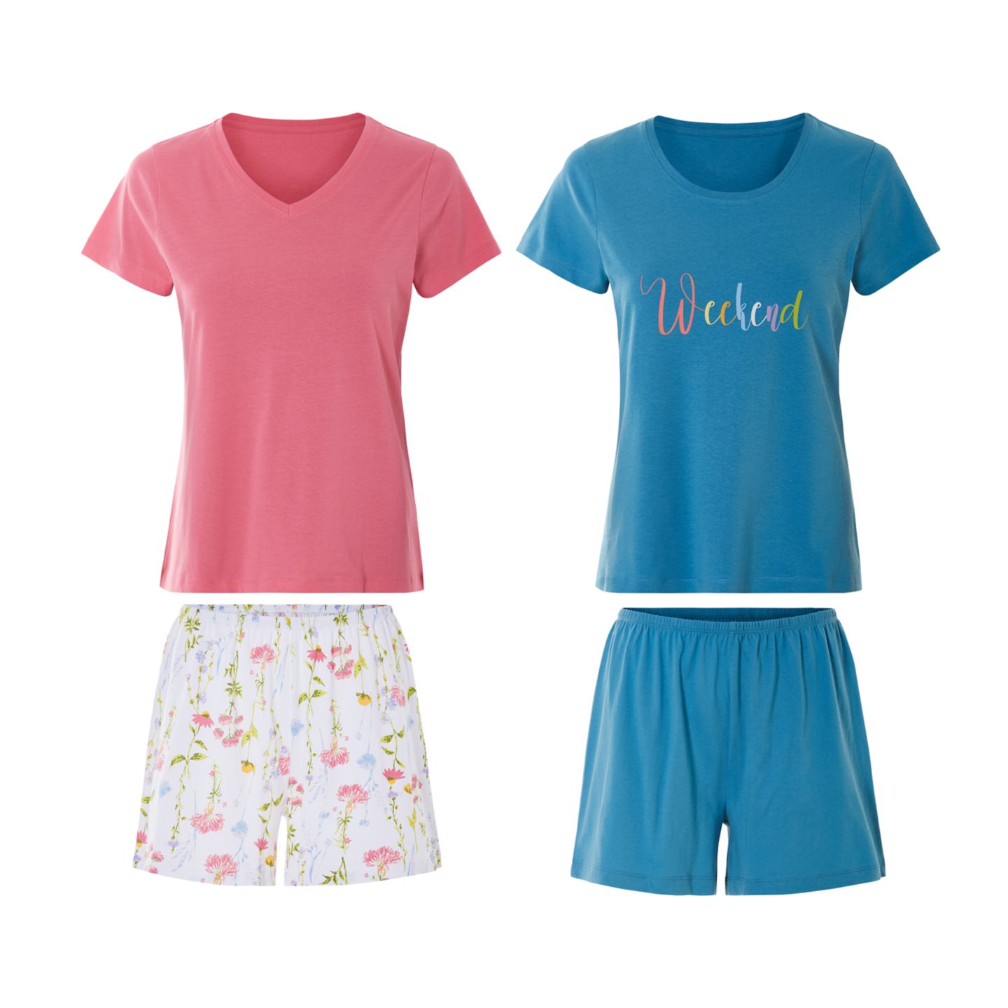 OYANDA® Damen-Shorty-Pyjama