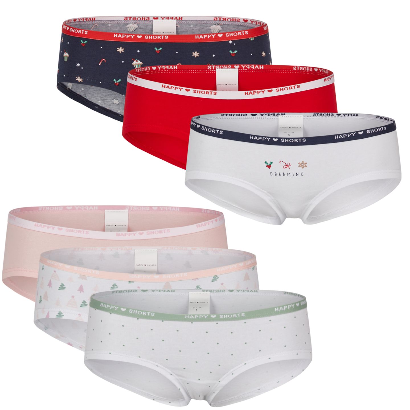 HAPPY SHORTS Damen-Hipster