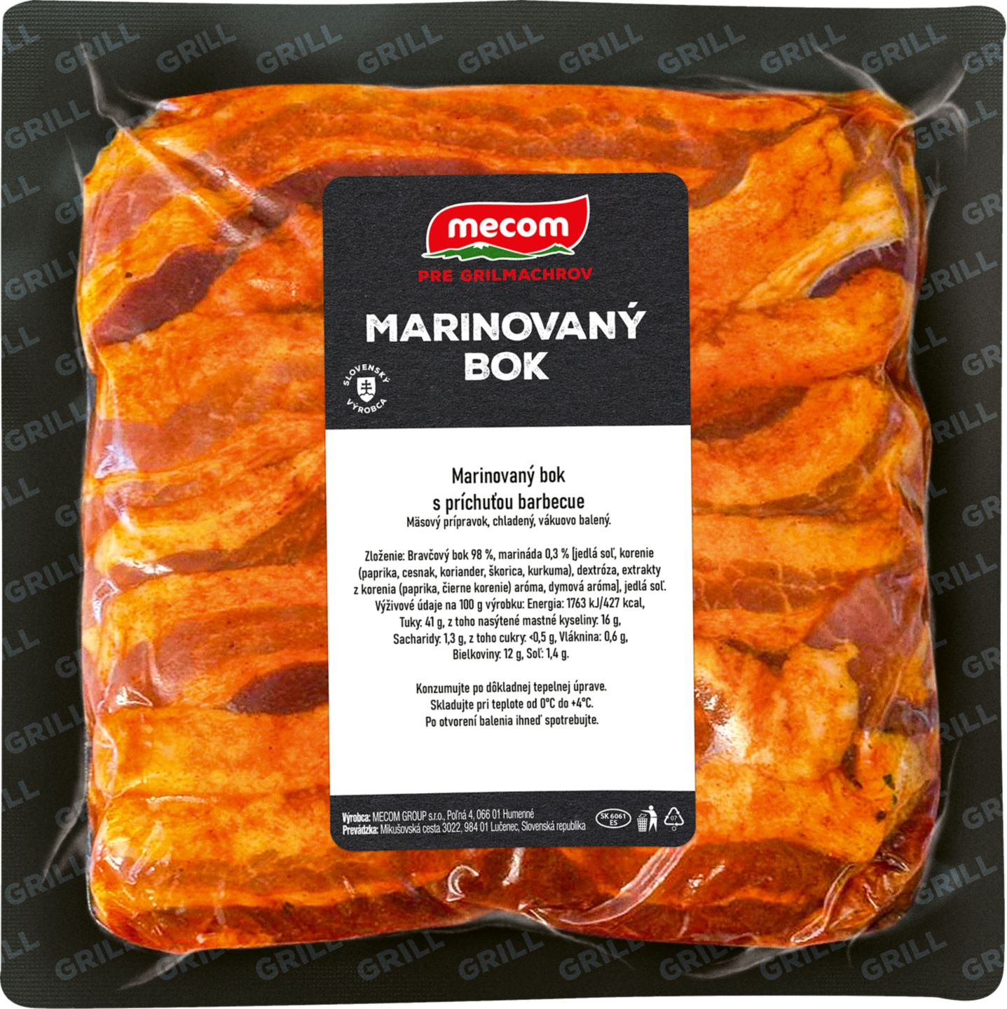 Marinovaný bok BBQ