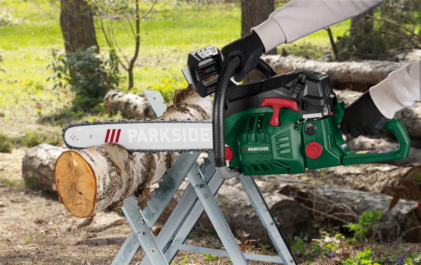 PARKSIDE® Benzin-Kettensäge »PBKS 53 C3«