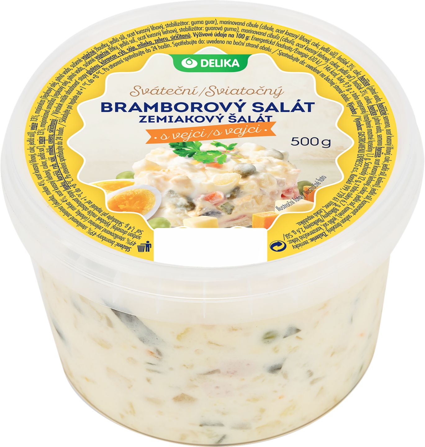 Gastro Zemiakový šalát s vajcami