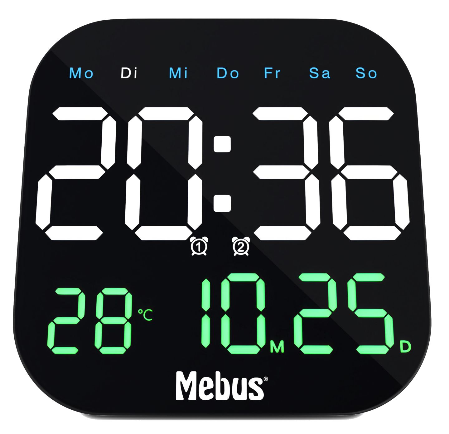 MEBUS Digitale Wanduhr »19855«
