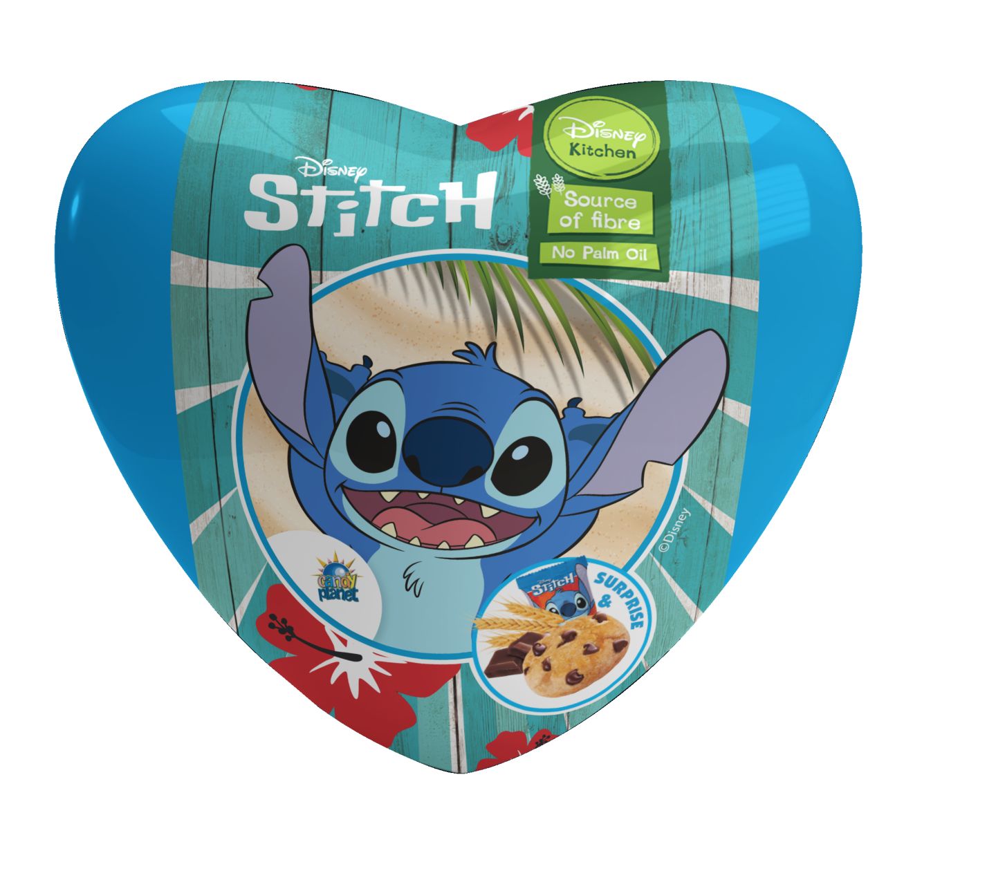 Изображение на STITCH Бисквити
кутия сърце с изненада