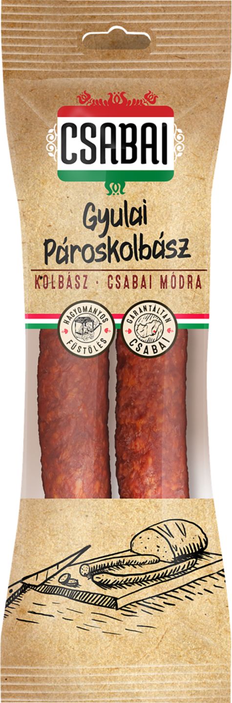 Ďulajská párová klobása
250 g