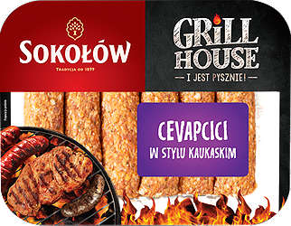 Sokołów Cevapcici wieprzowo-wołowe